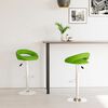 vidaXL Tabourets de bar lot de 2 vert similicuir