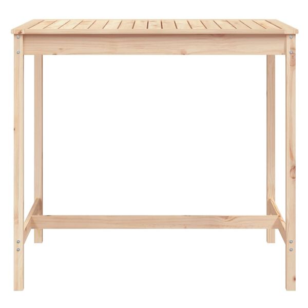 vidaXL Table de jardin 121x82,5x110 cm bois massif de pin