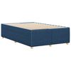 vidaXL Cadre de lit sans matelas bleu 120x190 cm tissu