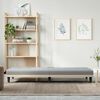 vidaXL Canap&eacute;-lit avec porte-gobelets gris clair tissu