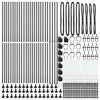 vidaXL Poteau de cl&ocirc;ture. 52 pcs Gris 3,2 x 3,2 x 90 cm