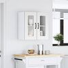 vidaXL Armoire murale de cuisine avec porte en verre Kalmar blanc
