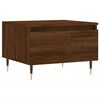 vidaXL Tables basses 2 pcs ch&ecirc;ne marron 50x46x35 cm bois d'ing&eacute;nierie