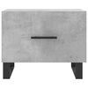 vidaXL Table basse gris b&eacute;ton 50x50x40 cm bois d'ing&eacute;nierie