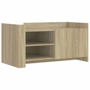vidaXL Table basse ch&ecirc;ne sonoma 100x50x50 cm bois d'ing&eacute;nierie