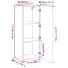 vidaXL Meuble TV Montage mural 4 pcs Ch&ecirc;ne artisanal Bois d'ing&eacute;nierie