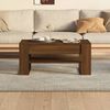 vidaXL Table basse Ch&ecirc;ne marron 102x55x45 cm Bois d'ing&eacute;nierie