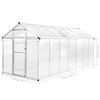 vidaXL Serre Aluminium 421x190x195 cm 15,6 m&sup3;