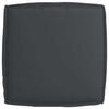 vidaXL Set de coussins de palette 2 pcs Noir Tissu Oxford
