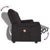 vidaXL Fauteuil de massage inclinable et porte-gobelet 4 places noir