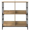 vidaXL &Eacute;tag&egrave;re ch&ecirc;ne artisanal 78.5 x 33 x 82 cm Bois d'ing&eacute;nierie