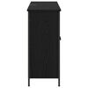 vidaXL Buffet Ch&ecirc;ne noir 100 x 33 x 75 cm Bois d'ing&eacute;nierie