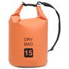 vidaXL Sac sec Orange 15 L PVC