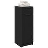vidaXL Cabinet de salle de bain avec tiroir Ch&ecirc;ne noir 32 x 34 x 90 cm