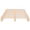 vidaXL Cadre de lit sans matelas 90x200 cm bois de pin massif