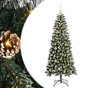vidaXL Sapin de No&euml;l artificiel Vert 150 cm PVC, plastique et acier