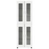 vidaXL Haut Armoire FLORIN Blanc 60 x 35 x 182 cm Bois d'ing&eacute;nierie