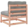 vidaXL Salon de jardin 4 pcs et coussins bois massif sapin de douglas