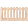 vidaXL Lit surélevé de jardin design de clôture 100x50x50cm pin massif
