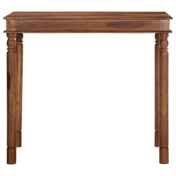 vidaXL Table de bar 120x60x107 cm bois massif d'acacia