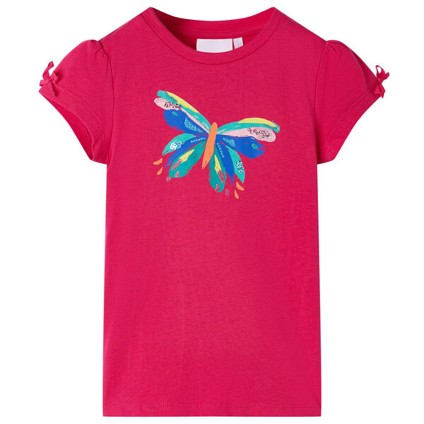 T-shirt pour enfants rose vif 140