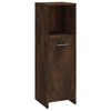 vidaXL Ensemble de meubles de salle de bain 4 pcs Ch&ecirc;ne fum&eacute; Bois