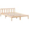 vidaXL Cadre de lit extra long sans matelas 160x220 cm bois massif pin