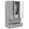 vidaXL Armoire Gris Sonoma 79,5 x 49 x 156 cm Bois d&rsquo;ing&eacute;nierie