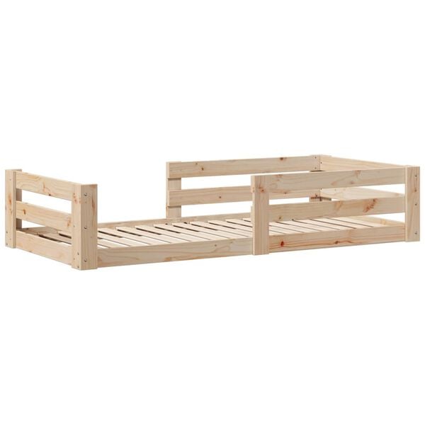 vidaXL Cadre de lit sans matelas 70x140 cm bois de pin massif