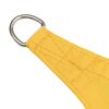 vidaXL Voile de parasol tissu oxford triangulaire 4,5x4,5x4,5 m jaune