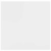 vidaXL &Eacute;tag&egrave;re murale flottante 2 pcs Blanc brillant 23x23,5x3,8cm MDF