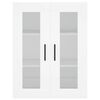 vidaXL Armoire murale blanc 69,5x34x90 cm