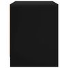 vidaXL Table de chevet noir 45x34x44,5 cm bois d&rsquo;ing&eacute;nierie