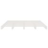 vidaXL Lit de palette blanc 140x200 cm bois de pin massif