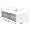 vidaXL Sommier &agrave; lattes de lit et matelas Gris fonc&eacute; 80x200 cm Velours