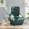 vidaXL Fauteuil inclinable vert fonc&eacute; tissu