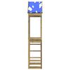 vidaXL Tour de jeu Marron 52,5 x 85 x 265 cm Bois solide impr&eacute;gn&eacute;