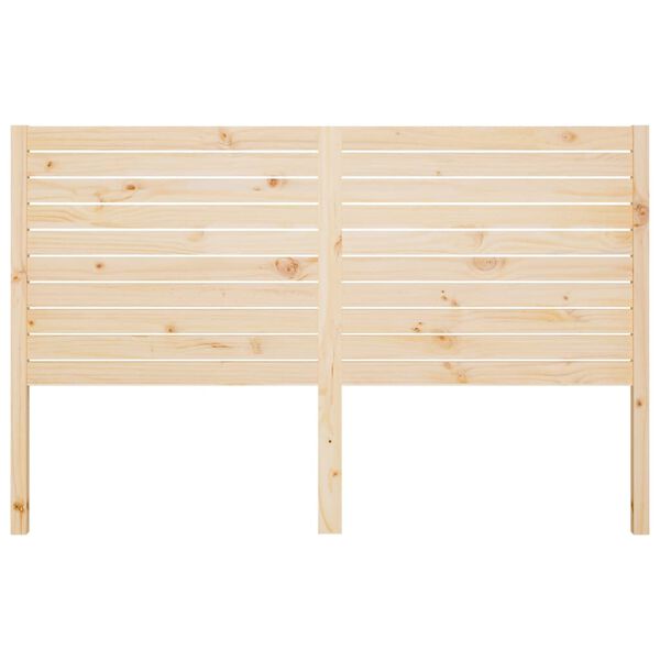 vidaXL T&ecirc;te de lit 141x4x100 cm Bois massif de pin