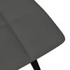 vidaXL Tabourets de bar lot de 2 gris fonc&eacute; velours
