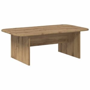 vidaXL Table basse Ch&ecirc;ne artisanal 93 x 53 x 33 cm Bois d'ing&eacute;nierie