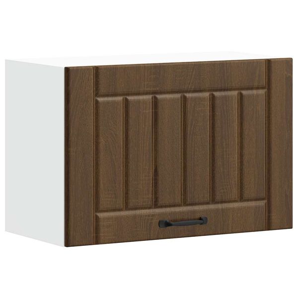 vidaXL Armoire murale de cuisine Lucca ch&ecirc;ne marron bois ing&eacute;nierie