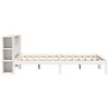 vidaXL Lit bibliothèque sans matelas blanc 180x200 cm bois pin massif