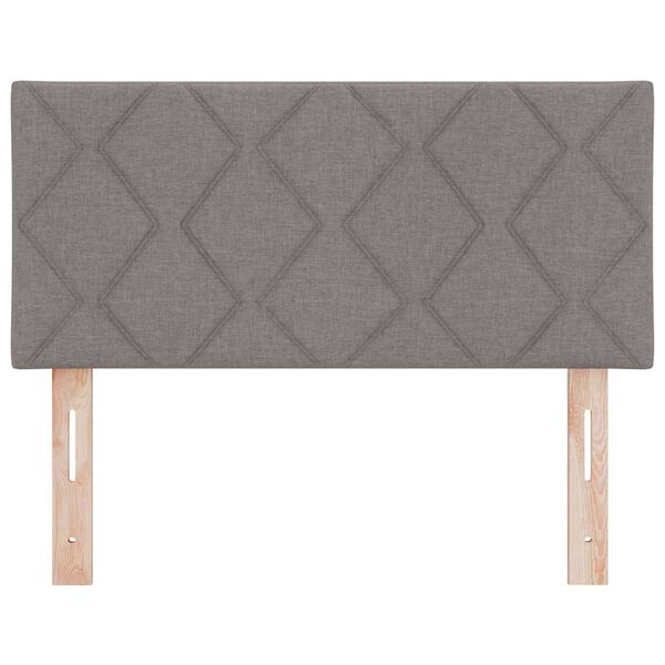 vidaXL T&ecirc;te de lit Taupe 100 cm tissu