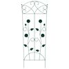 vidaXL Cl&ocirc;ture de jardin 3 pcs Vert 112 x 40 cm Acier