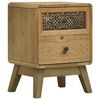 vidaXL Table de chevet Marron 37x30x51 cm Bois