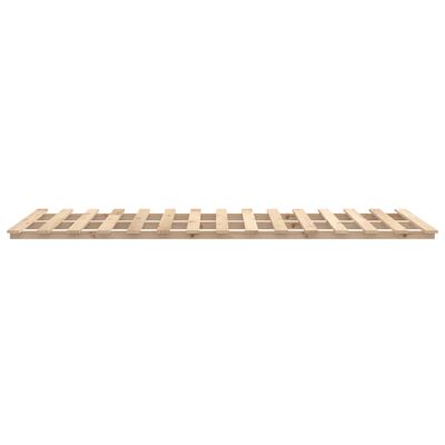 vidaXL Cadre de lit sans matelas 100x200 cm bois massif de pin