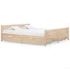 vidaXL Cadre de lit avec 4 tiroirs Bois de pin massif 180x200 cm