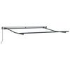 vidaXL Auvent R&eacute;tractable Blanc 300 x 250 cm Polyester et Acier