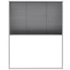 vidaXL Moustiquaire pliss&eacute;e pour fen&ecirc;tre Aluminium 80 x 100 cm