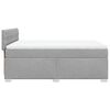 vidaXL Sommier &agrave; lattes de lit avec matelas Gris clair 160x200cm Tissu